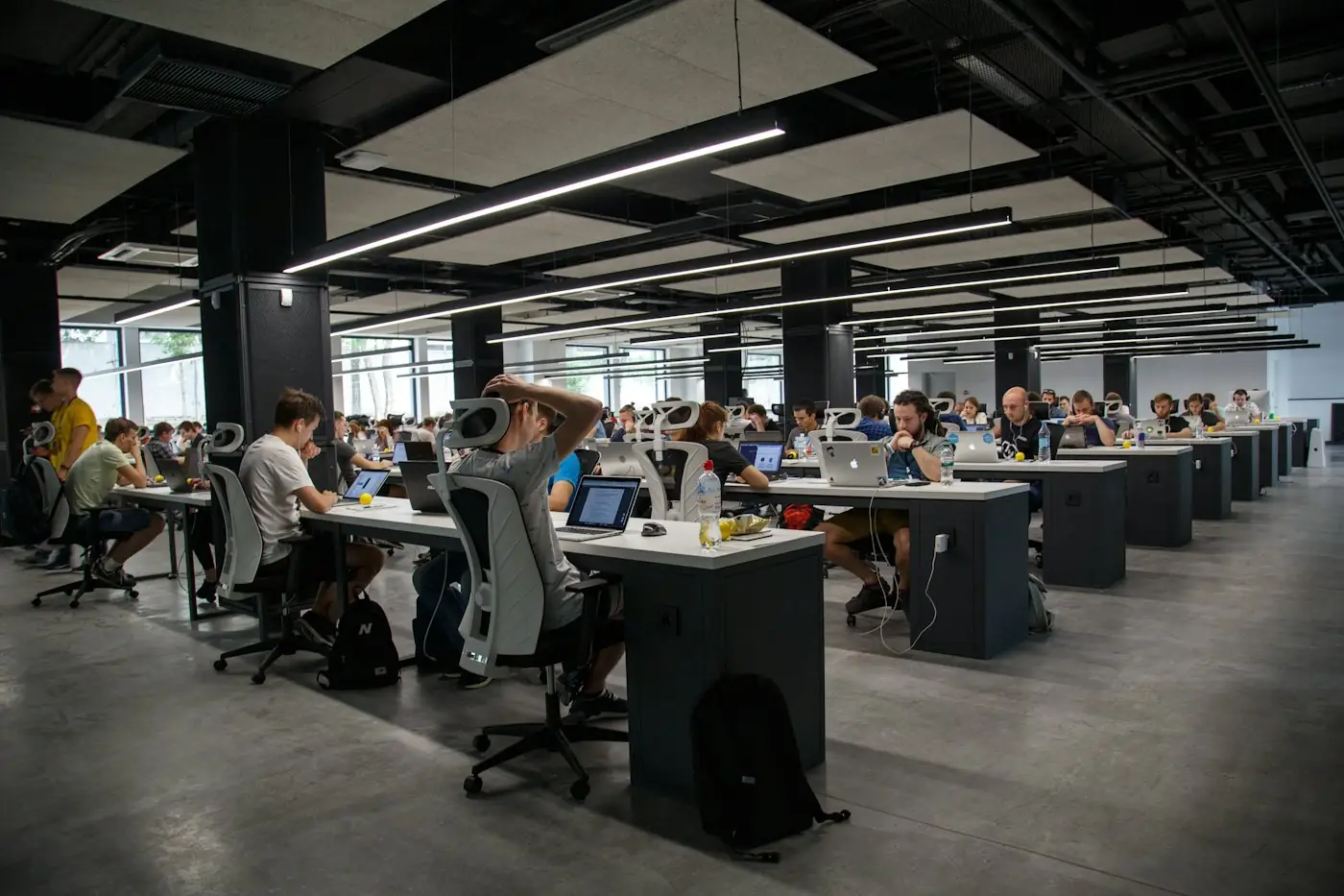 A modern open-plan office
